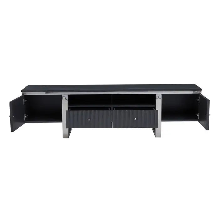 Genoa Media Unit In Silver