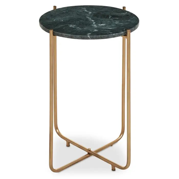 Elegant Gold Marble Side Table – Luxe Design & Timeless Appeal