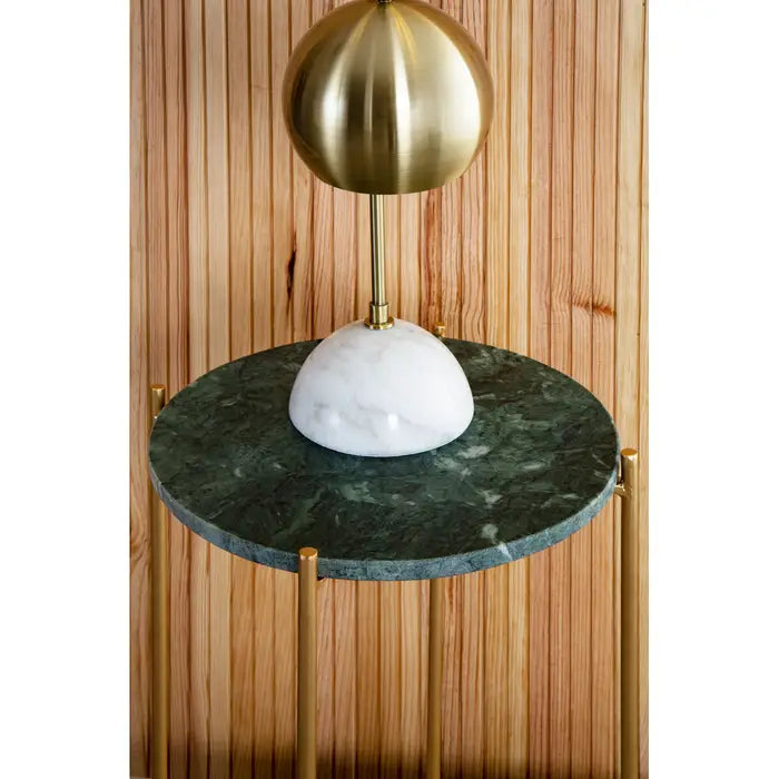 Elegant Gold Marble Side Table – Luxe Design & Timeless Appeal