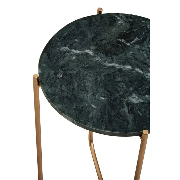 Elegant Gold Marble Side Table – Luxe Design & Timeless Appeal