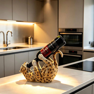 Leo the Leopard Wine Bottle Holder