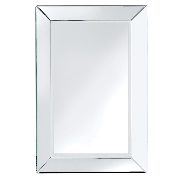 Elegant Silver Beveled Rectangular Mirror – Modern Design & Timeless Appeal - Your Home Interiors - House & Home