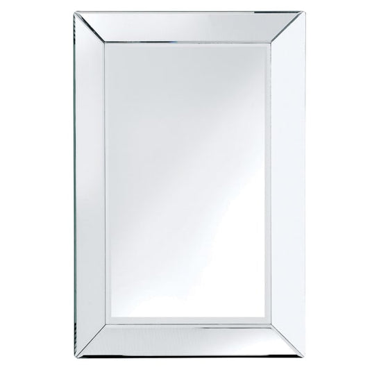 Elegant Silver Beveled Rectangular Mirror – Modern Design & Timeless Appeal - Your Home Interiors - House & Home