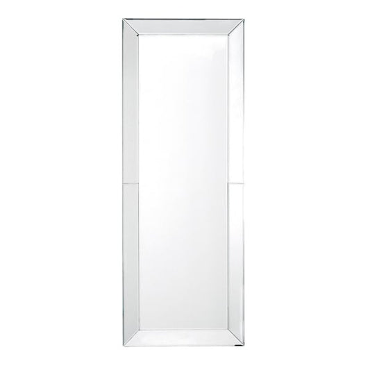 Sleek Silver Beveled Full Length Mirror – Modern Design & Elegant Finish - Your Home Interiors - House & Home