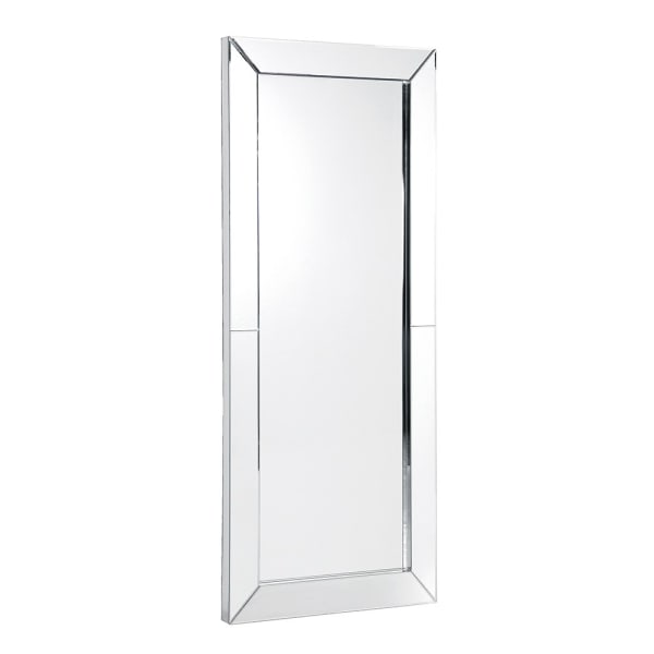 Sleek Silver Beveled Full-Length Mirror – Modern Design & Elegant Finish - Your Home Interiors - House & Home