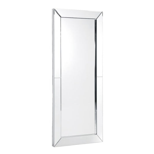 Sleek Silver Beveled Full-Length Mirror – Modern Design & Elegant Finish - Your Home Interiors - House & Home