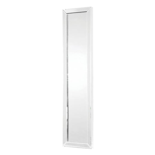 Slim Silver Beveled Full Length Mirror – Modern Design & Sleek Finish - Your Home Interiors - House & Home