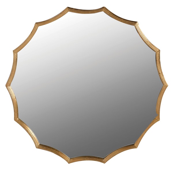 Elegant Gold Scalloped Wall Mirror – Stylish Decorative Accent 
- Your Home Interiors - House & Home
