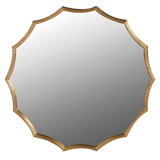 Elegant Gold Scalloped Wall Mirror – Stylish Decorative Accent 
- Your Home Interiors - House & Home