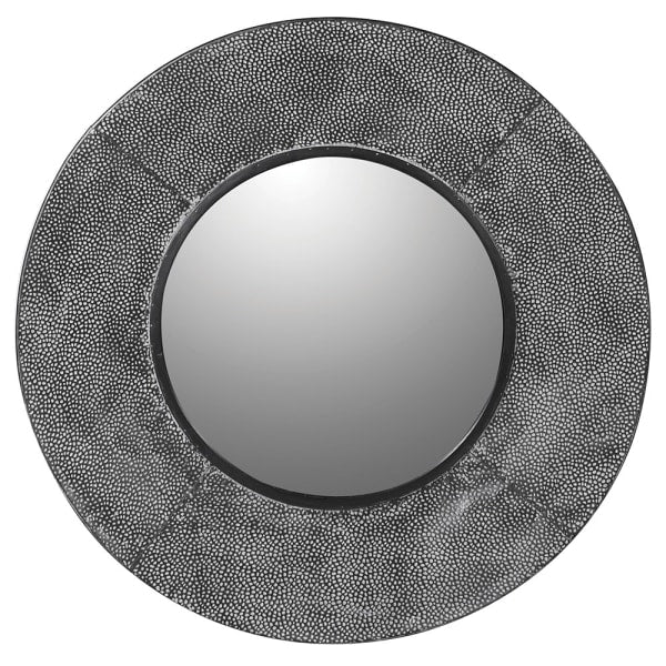 Modern Grey Round Wall Mirror – Textured Frame & Sleek Design 
- Your Home Interiors - House & Home