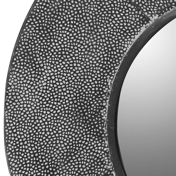 Modern Grey Round Wall Mirror – Textured Frame & Sleek Design 
- Your Home Interiors - House & Home