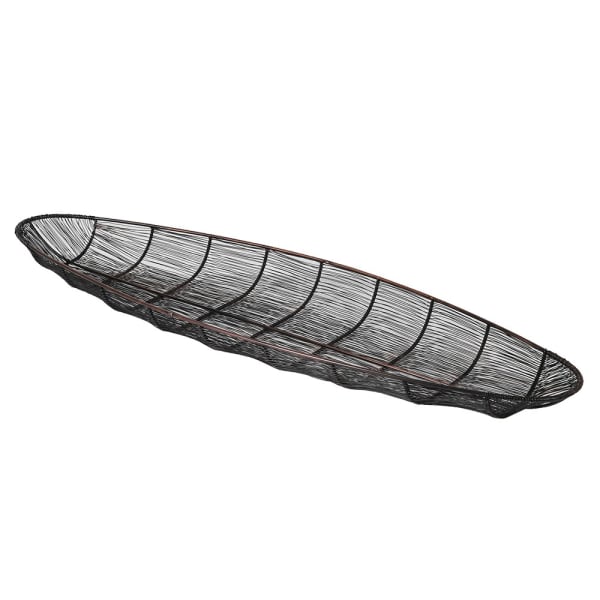 Sleek Black Iron Leaf Bowl – Decorative Centerpiece & Modern Design - Your Home Interiors - House & Home