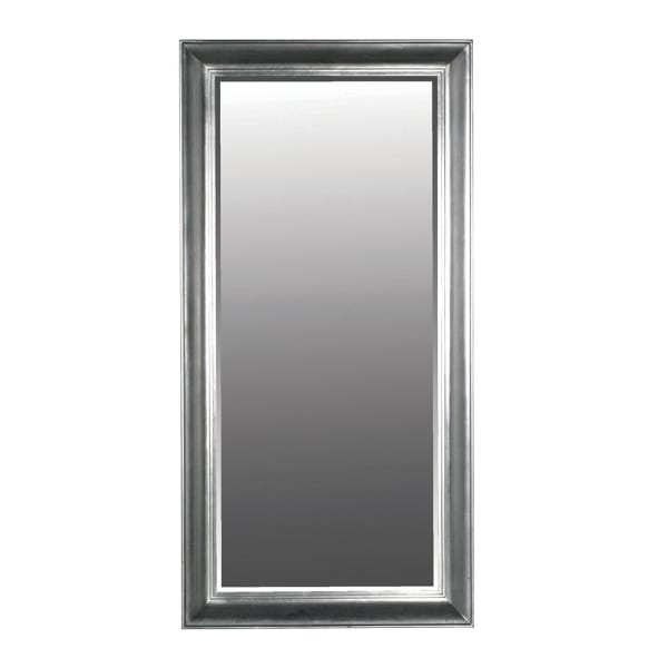 Rustic Silver Full Length Wall Mirror – Paulownia Wood Frame & Timeless Design - Your Home Interiors - House & Home