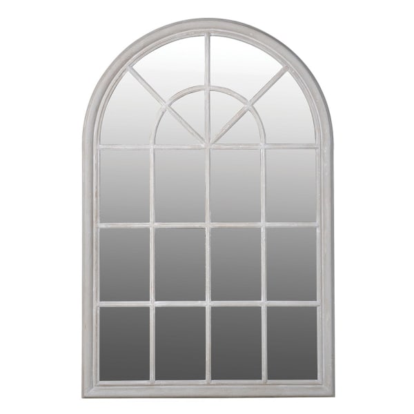 Modern White Arched Window Wall Mirror – Classic Resin Frame & Timeless Design - Your Home Interiors - House & Home
