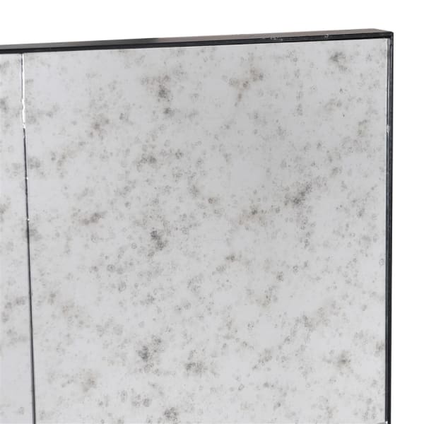Modern Square Wall Mirror – Black Iron Frame & Elegant Design - Your Home Interiors - House & Home