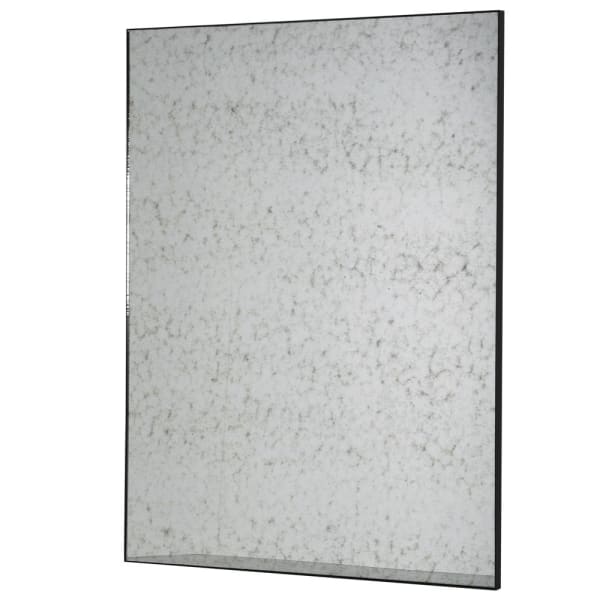 Classic Antique Rectangular Wall Mirror – Distressed Glass & Dark Wood Frame - Your Home Interiors - House & Home