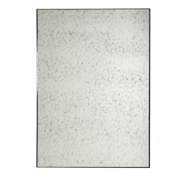Classic Antique Rectangular Wall Mirror – Distressed Glass & Dark Wood Frame - Your Home Interiors - House & Home