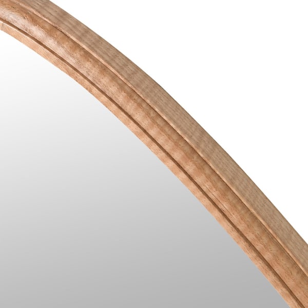 Modern Oak Wood Wall Mirror – Organic Shape & Natural Oak Frame - Your Home Interiors - House & Home
