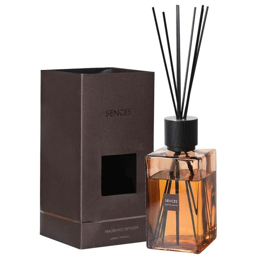 Luxury Amber Glass Reed Diffuser – Elegant Design & Long-Lasting Fragrance - Your Home Interiors - House & Home