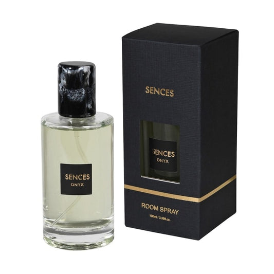 Sophisticated Clear Glass Onyx Room Spray – Long Lasting Home Fragrance & Black Gift Box - Your Home Interiors - House & Home