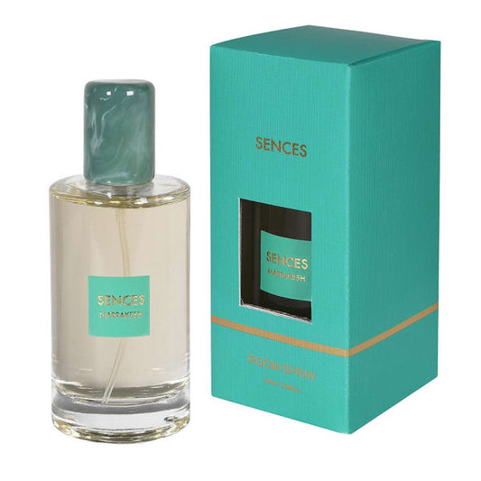 Exotic Clear Glass Marrakesh Room Spray – Luxurious Home Fragrance & Turquoise Gift Box - Your Home Interiors - House & Home