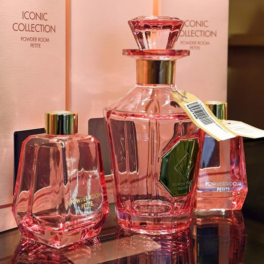 Elegant Pink Glass Powder Room Reed Diffuser – Luxury Home Fragrance & Blush Gift Box - Your Home Interiors - House & Home
