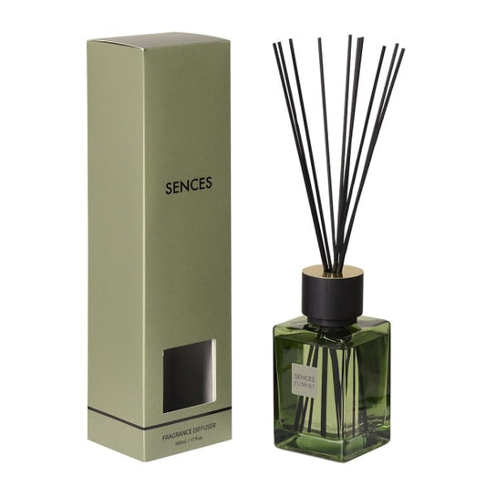 Elegant Green Glass Reed Diffuser – Premium Home Fragrance & Stylish Green Gift Box - Your Home Interiors - House & Home