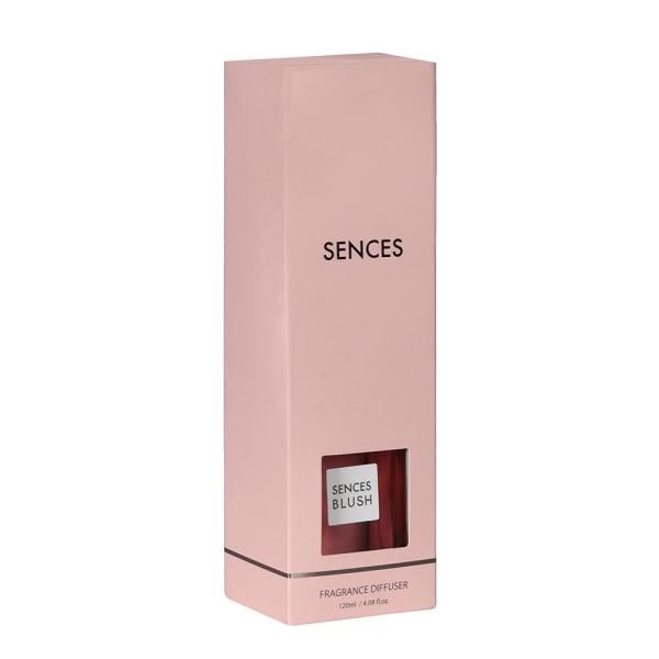 Sences Blush Pink Reed Diffuser – Luxury Home Fragrance with Gold Accent