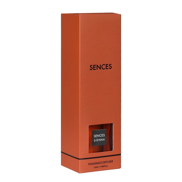 Elegant Amber Glass Reed Diffuser – Fiber Sticks & Long Lasting Fragrance