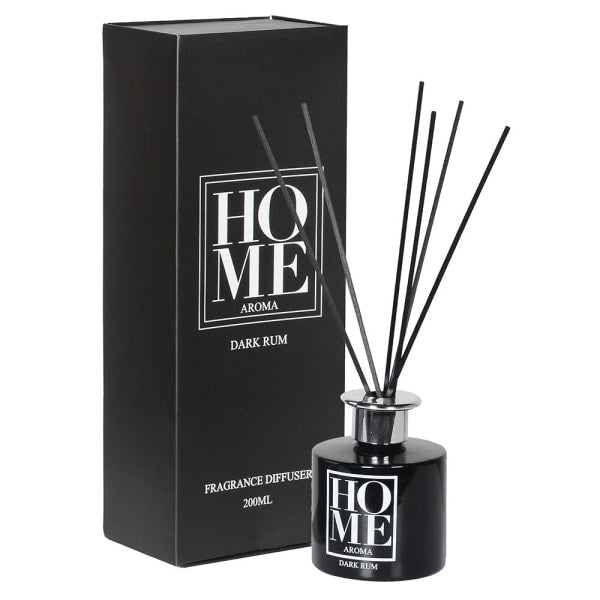 Modern Black Glass Reed Diffuser – Sleek Design & Long Lasting Fragrance - Your Home Interiors - House & Home