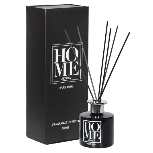 Modern Black Glass Reed Diffuser – Sleek Design & Long Lasting Fragrance - Your Home Interiors - House & Home