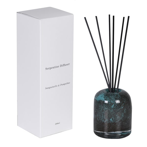 Artisan Green Glass Reed Diffuser – Elegant Design & Long Lasting Fragrance - Your Home Interiors - House & Home
