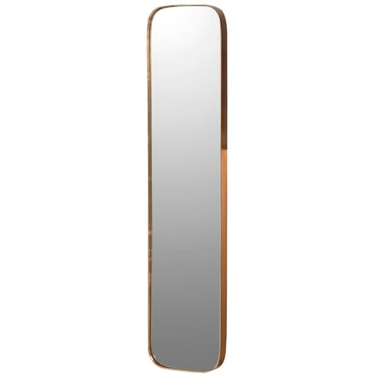 Slim Gold Framed Full Length Wall Mirror – Modern Minimalist Design - Your Home Interiors - House & Home