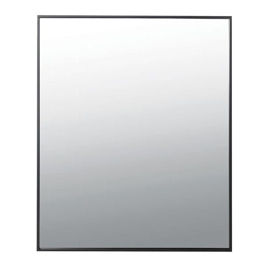 Modern Black Rectangular Wall Mirror – Slim Iron Frame & Contemporary Design - Your Home Interiors - House & Home