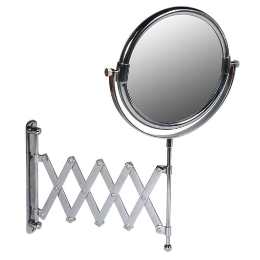 Polished Silver Extendable Wall Mirror – Adjustable Brass Frame - Your Home Interiors - House & Home