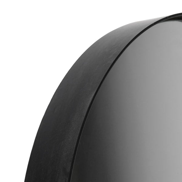 Sleek Black Arched Full Length Wall Mirror– Modern Minimalist Design - Your Home Interiors - House & Home