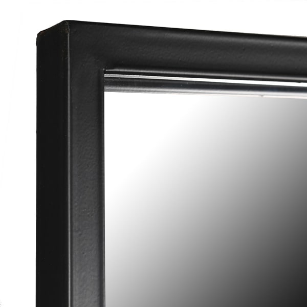 Industrial Black Grid Wall Mirror – Large Windowpane Mirror with Iron Frame - Your Home Interiors - House & Home
