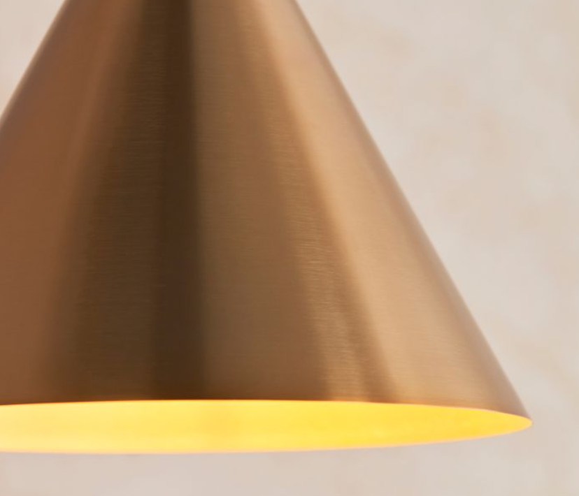 Cape Antique Brass Pendant Ceiling Light