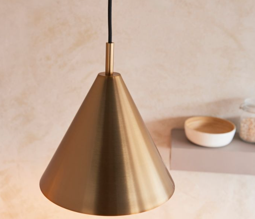Cape Antique Brass Pendant Ceiling Light